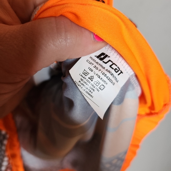 NWT SCAT Half Zip Cycling Jersey. Orange black. Men's size Large. - Picture 11 of 16